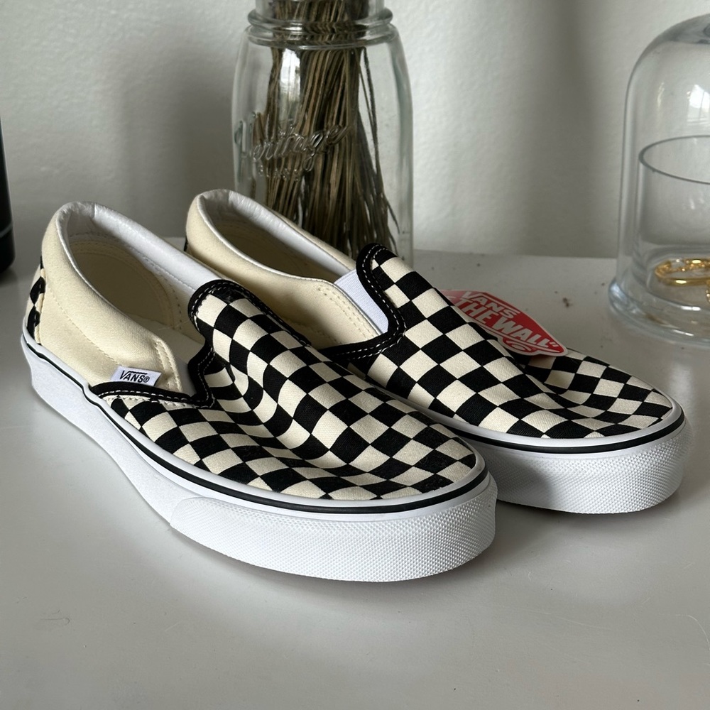 Vans Checkered Slip Ons